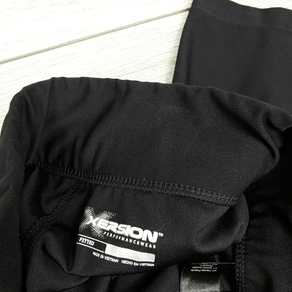 Xersion Performance Black Fitted Athletic Pants - Picture 3 of 4